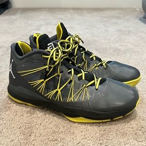 Nike Air Jordan CP3 VII AE Men's Basketball Shoes Grey Yellow Size 11
